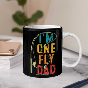 Fly Fishing Coffee Mug Funny Fathers Day Reel Cool Dad Papa Fly Tying Fisherman TB10 Print Your Wear