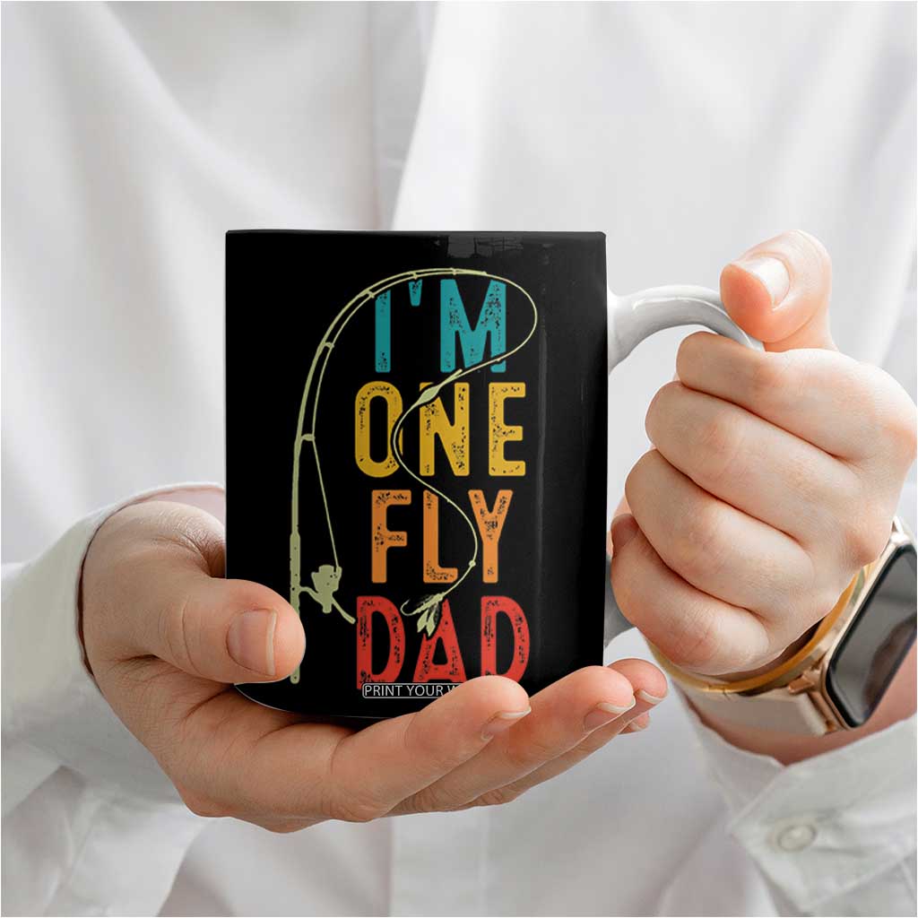 Fly Fishing Coffee Mug Funny Fathers Day Reel Cool Dad Papa Fly Tying Fisherman TB10 Print Your Wear