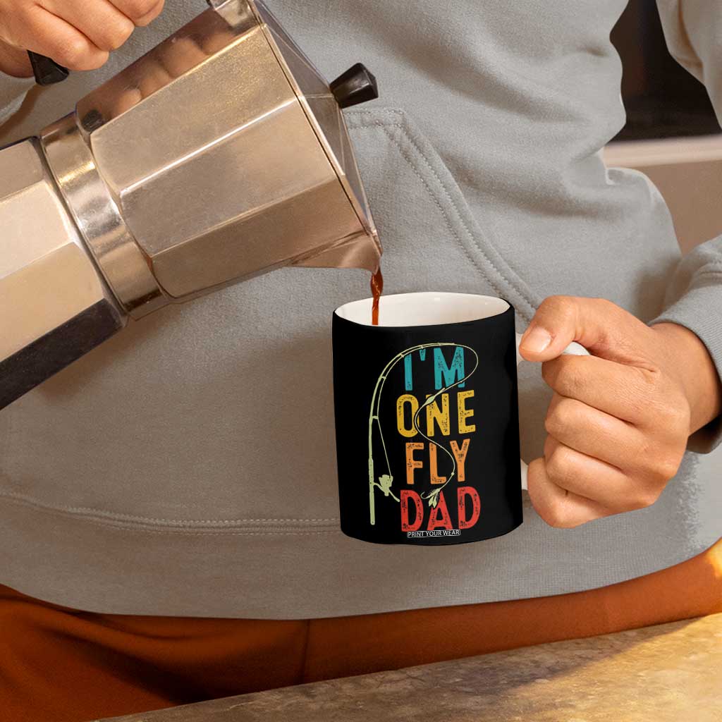 Fly Fishing Coffee Mug Funny Fathers Day Reel Cool Dad Papa Fly Tying Fisherman TB10 Print Your Wear