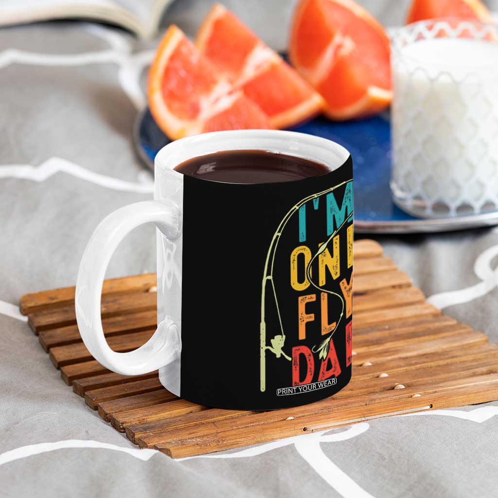Fly Fishing Coffee Mug Funny Fathers Day Reel Cool Dad Papa Fly Tying Fisherman TB10 Print Your Wear