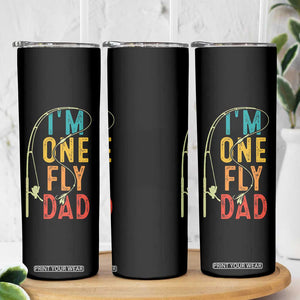 Fly Fishing Skinny Tumbler Funny Fathers Day Reel Cool Dad Papa Fly Tying Fisherman TB10 Print Your Wear