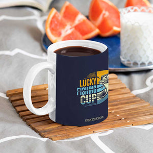 Lucky Fishing Coffee Mug Funny Fathers Day Fishing Gifts For Men TB10 Print Your Wear