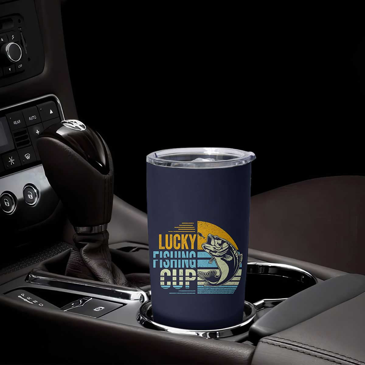 Lucky Fishing Tumbler Cup Funny Fathers Day Fishing Gifts For Men TB10 Print Your Wear