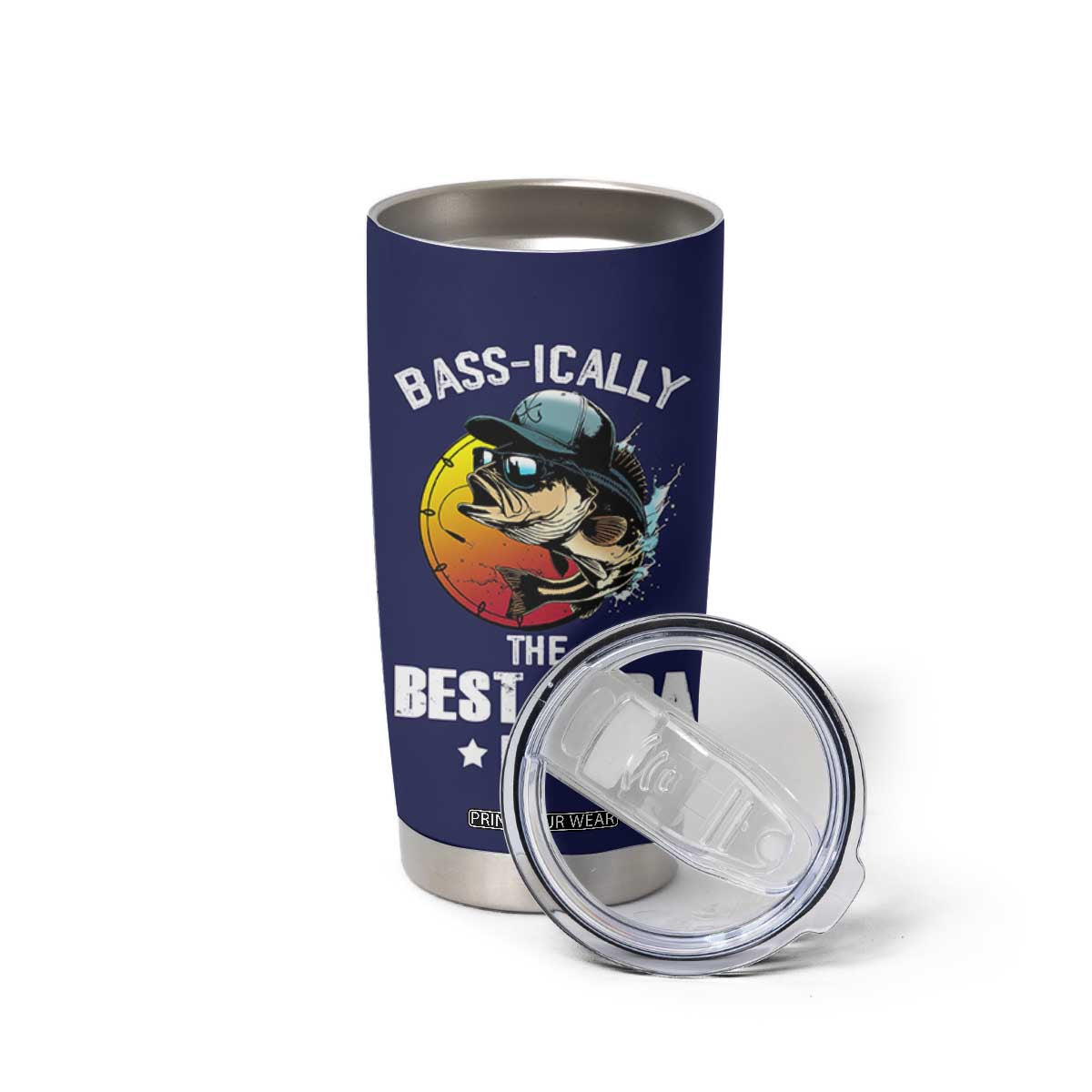 Fishing Gifts For Men Tumbler Cup Best Papa Ever Bass Fish Fisherman Fathers Day Gift TB10 Print Your Wear