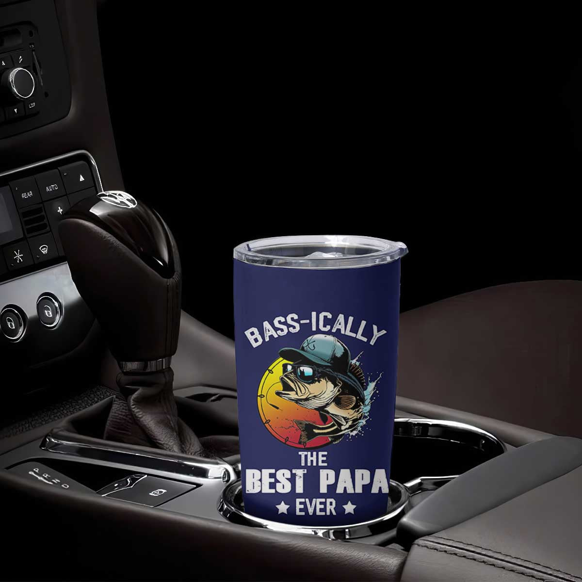 Fishing Gifts For Men Tumbler Cup Best Papa Ever Bass Fish Fisherman Fathers Day Gift TB10 Print Your Wear