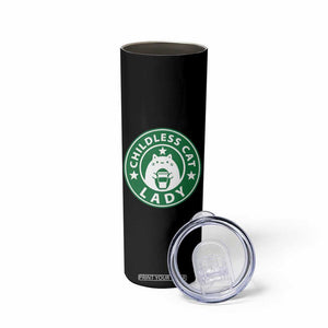 President Kamala Harris 2024 Skinny Tumbler Funny Coffee Cat Childless Cat Lady TB10 Print Your Wear