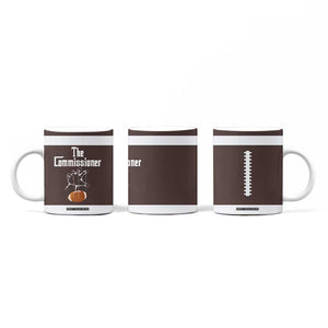 Fantasy Football Commissioner Draft Party Commish FFL Coffee Mug Sports Party Gifts TB10 Print Your Wear