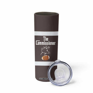 Fantasy Football Commissioner Draft Party Commish FFL Skinny Tumbler Sports Party Gifts TB10 Print Your Wear