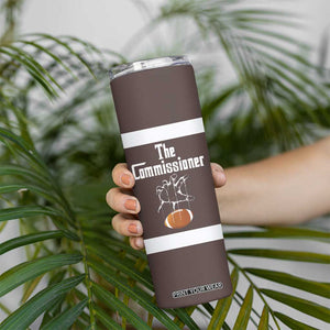 Fantasy Football Commissioner Draft Party Commish FFL Skinny Tumbler Sports Party Gifts TB10 Print Your Wear
