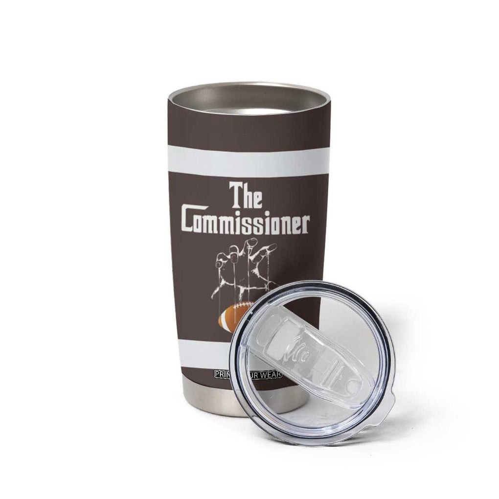 Fantasy Football Commissioner Draft Party Commish FFL Tumbler Cup Sports Party Gifts TB10 Print Your Wear