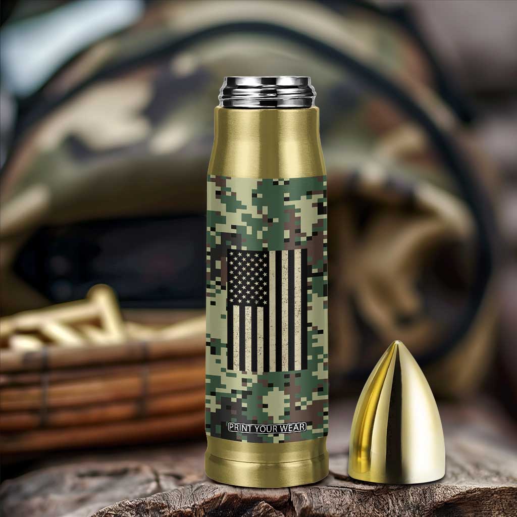 Fantasy Football Legend Bullet Tumbler Camo American Flag TB10 Print Your Wear