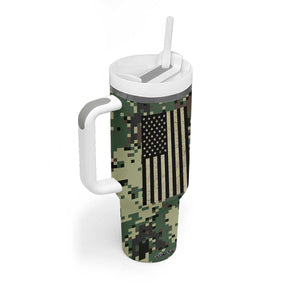 Fantasy Football Legend Tumbler With Handle Camo American Flag TB10 Print Your Wear