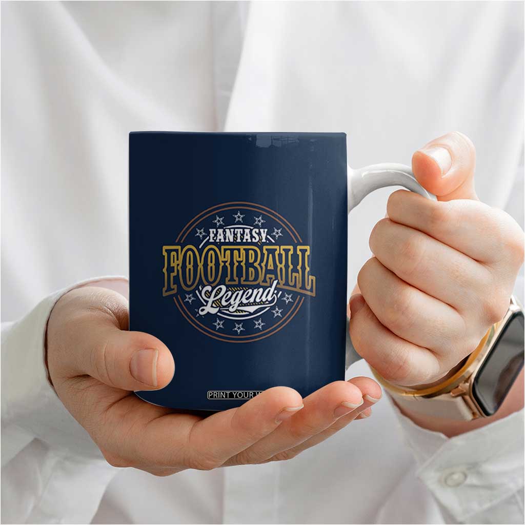 Fantasy Football Legend Coffee Mug Funny Draft Party TB10 Print Your Wear