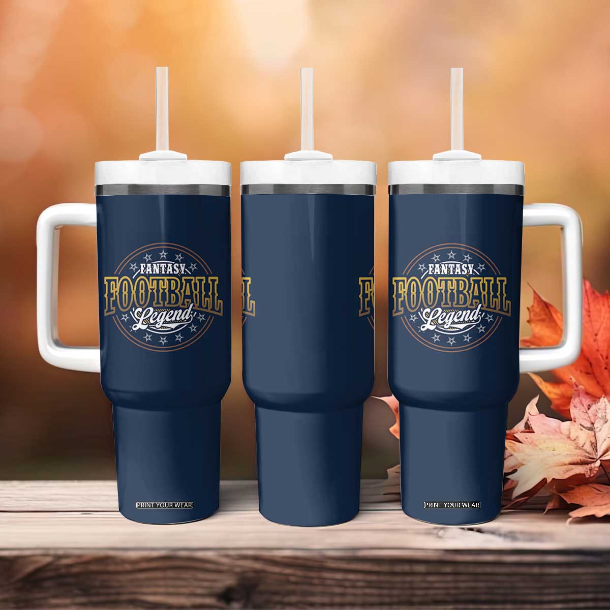 Fantasy Football Legend Tumbler With Handle Funny Draft Party TB10 Print Your Wear