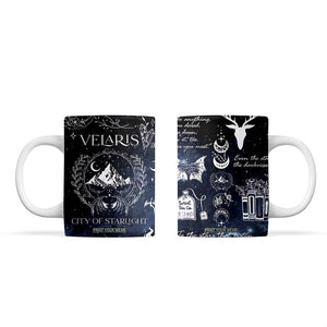 Velaris City Of Starlight Coffee Mug Fantasy Night Sky Bookish Book Lovers TB10 Galaxy Print Your Wear