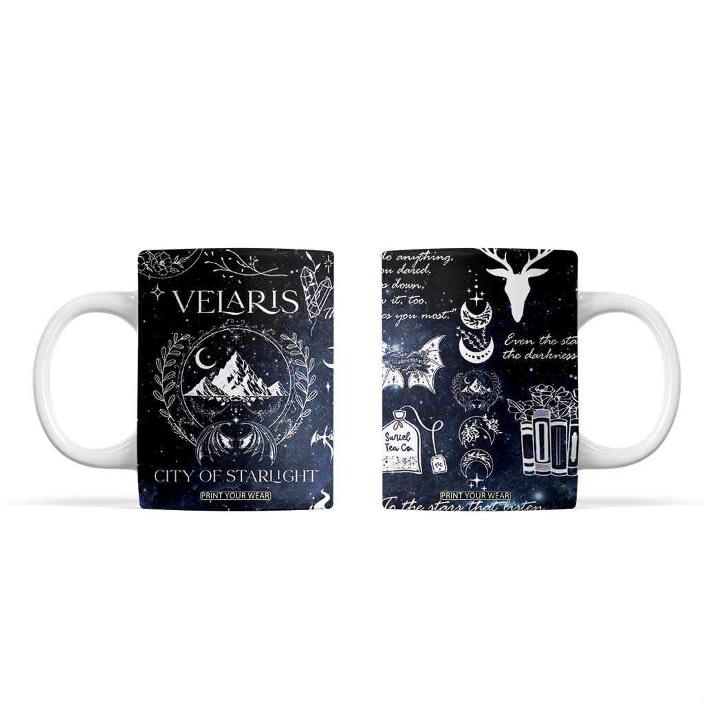 Velaris City Of Starlight Coffee Mug Fantasy Night Sky Bookish Book Lovers TB10 Galaxy Print Your Wear