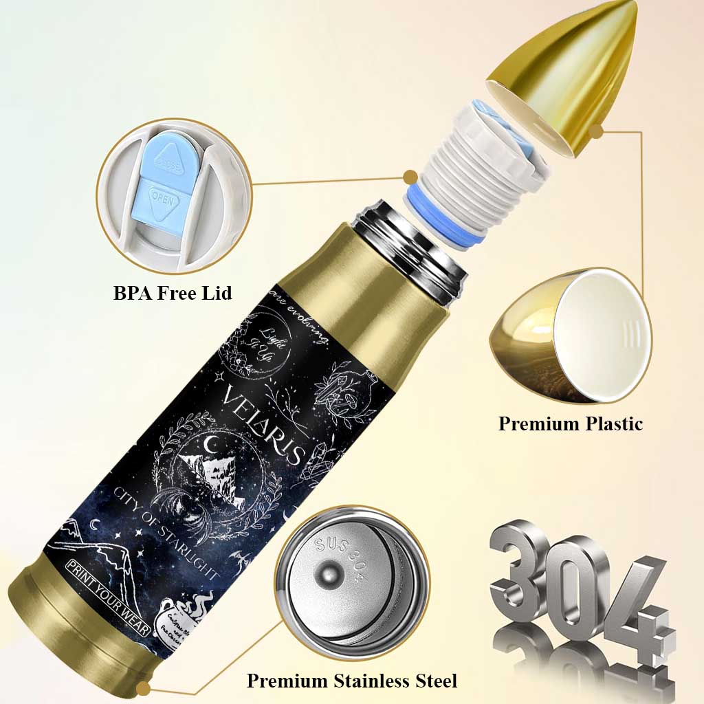 Velaris City Of Starlight Bullet Tumbler Fantasy Night Sky Bookish Book Lovers TB10 Print Your Wear