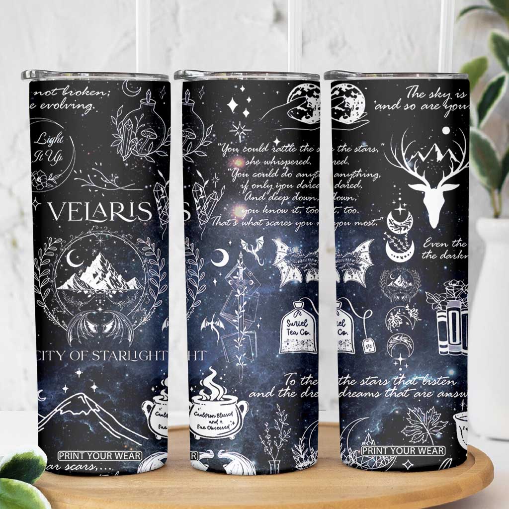 Velaris City Of Starlight Skinny Tumbler Fantasy Night Sky Bookish Book Lovers TB10 Print Your Wear