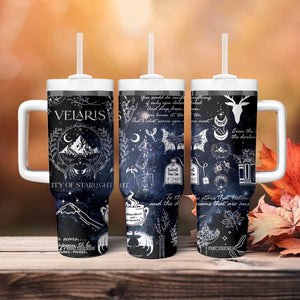 Velaris City Of Starlight Tumbler With Handle Fantasy Night Sky Bookish Book Lovers TB10 Print Your Wear