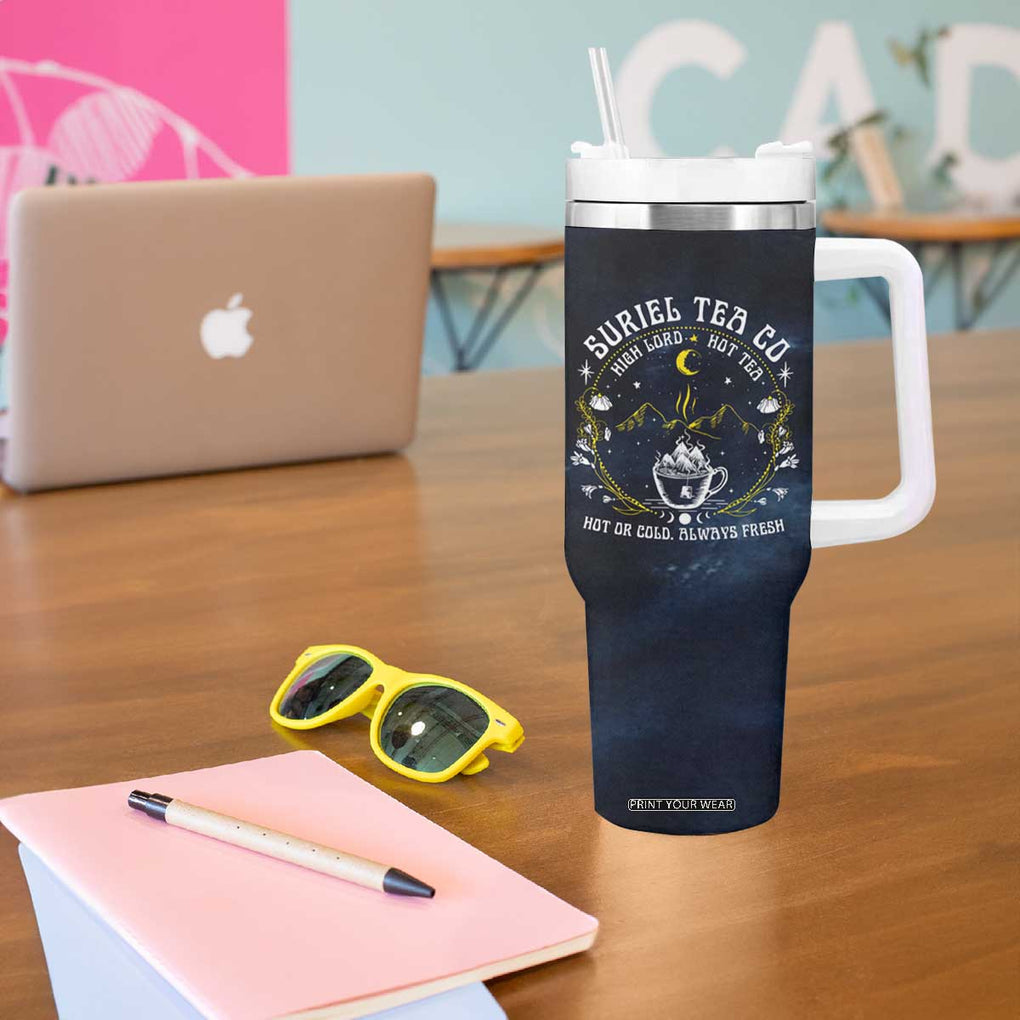 Suriel Tea Co Banned Books Tumbler With Handle Acotar City Of Starlight Velaris Coffee Mug TB10 Print Your Wear