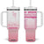 Personalized Breast Cancer Survivor Tumbler With Handle Custom Name Pink Ribbon Chemo Care TB10 One Size: 40 oz Pink Print Your Wear