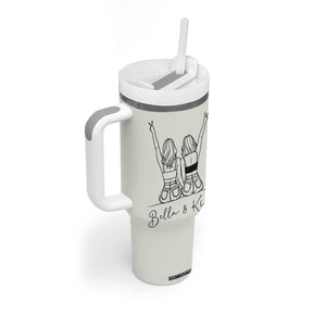 Personalized Long Distance Friendship Gift Tumbler With Handle Custom Name Best Friends Gifts For Women Bestie TB10 Print Your Wear