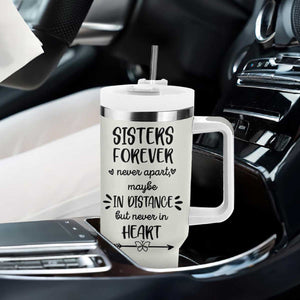 Personalized Long Distance Friendship Gift Tumbler With Handle Custom Name Best Friends Gifts For Women Bestie TB10 Print Your Wear