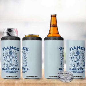 President Kamala Harris 2024 4 in 1 Can Cooler Tumbler Two Steps Forward Not Back Funny Childless Cat Lady TB10 Print Your Wear