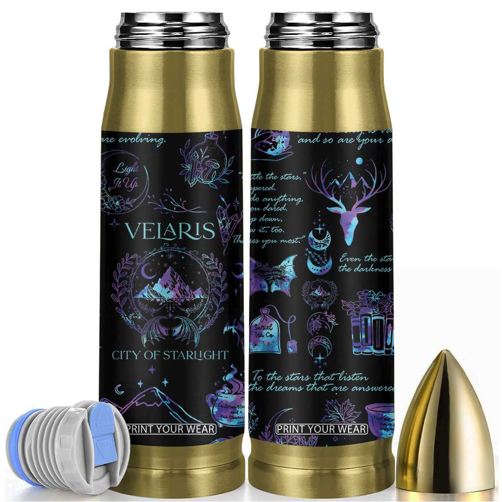 Velaris City Of Starlight Bullet Tumbler Fantasy Celestial City Night Sky Bookish Book Lovers TB10 Galaxy Print Your Wear