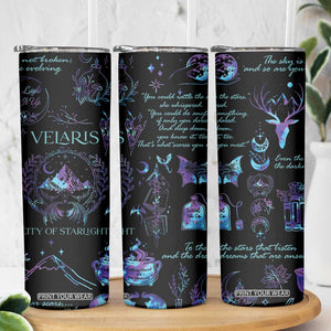 Velaris City Of Starlight Skinny Tumbler Fantasy Celestial City Night Sky Bookish Book Lovers TB10 Print Your Wear