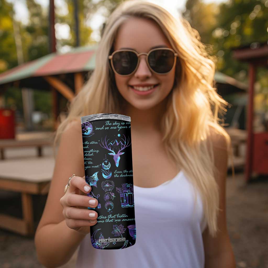 Velaris City Of Starlight Skinny Tumbler Fantasy Celestial City Night Sky Bookish Book Lovers TB10 Print Your Wear