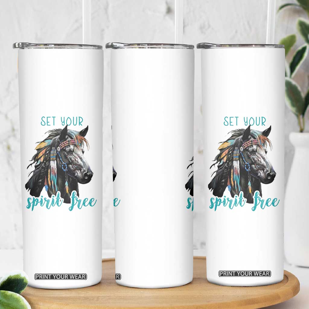 Horse Lovers Skinny Tumbler Cowgirl Cowboy Equestrian Gifts TB10 Print Your Wear