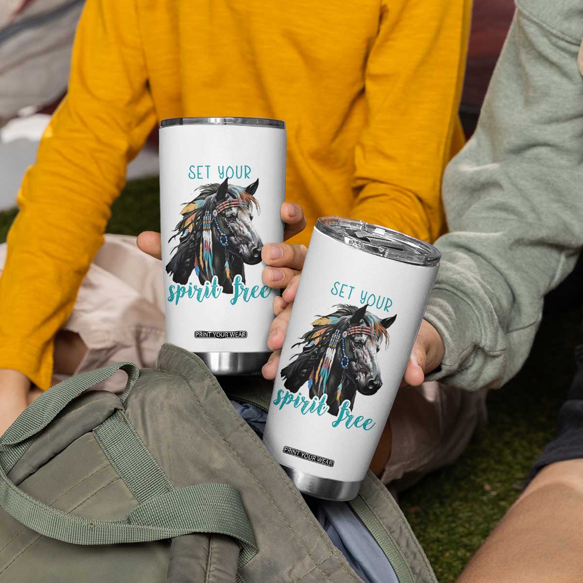 Horse Lovers Tumbler Cup Cowgirl Cowboy Equestrian Gifts TB10 Print Your Wear