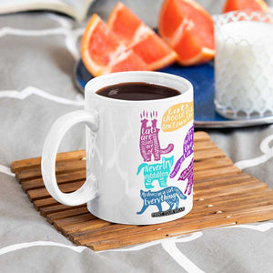 Cat Lover Gifts Coffee Mug Kitten Quotes From Famous Writers Authors and Feline Lovers TB10 Print Your Wear