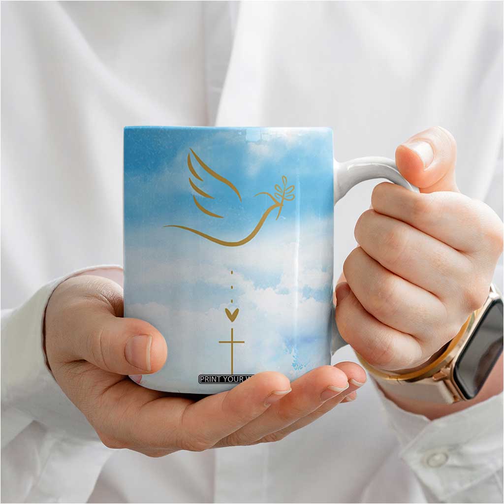 Christian Gifts For Women Coffee Mug Encouraging Bible Verse Cross His Grace Is Sufficient For Me TB10 Print Your Wear