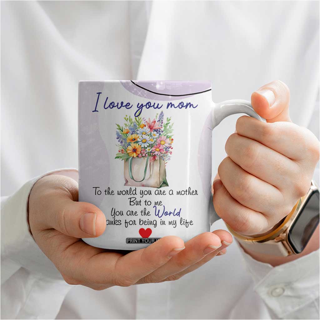 Birthday Gifts For Mom Coffee Mug From Daughter Son I Love You Mom Valentines Mothers Day Present TB10 Print Your Wear