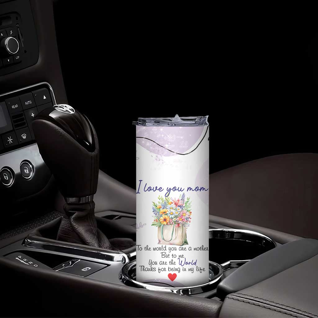 Birthday Gifts For Mom Skinny Tumbler From Daughter Son I Love You Mom Valentines Mothers Day Present TB10 Print Your Wear