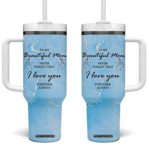 Valentine Gifts For Mom Tumbler With Handle I Love You Mom Mama Momma Gift Ideas TB10 One Size: 40 oz Blue Print Your Wear