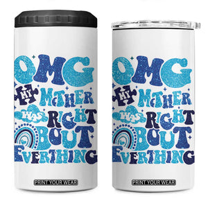 Funny Gifts For Mom 4 in 1 Can Cooler Tumbler Mommy Mama Momma Gift Ideas Mothers Day Gifts TB10 One Size: 16 oz White Print Your Wear