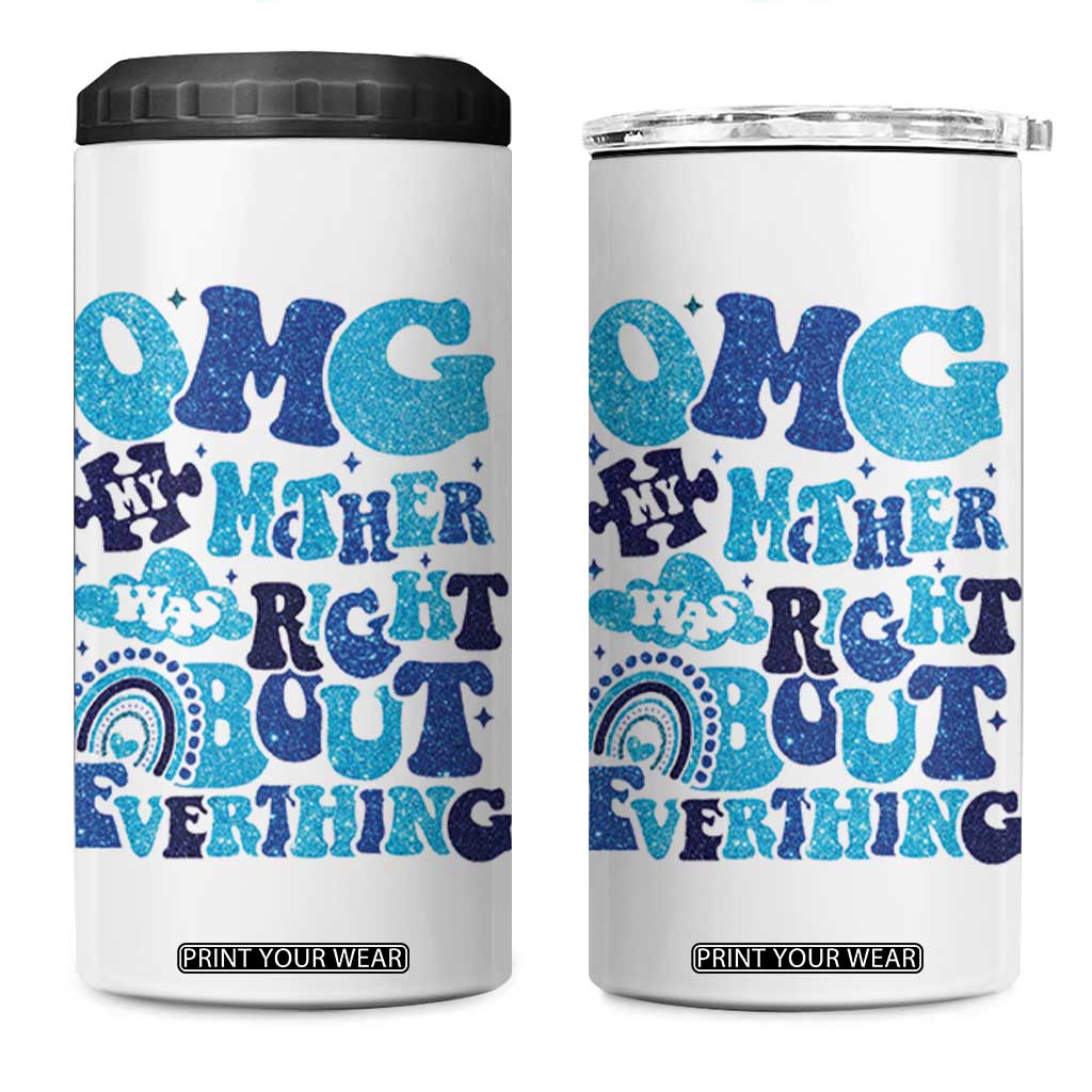 Funny Gifts For Mom 4 in 1 Can Cooler Tumbler Mommy Mama Momma Gift Ideas Mothers Day Gifts TB10 One Size: 16 oz White Print Your Wear