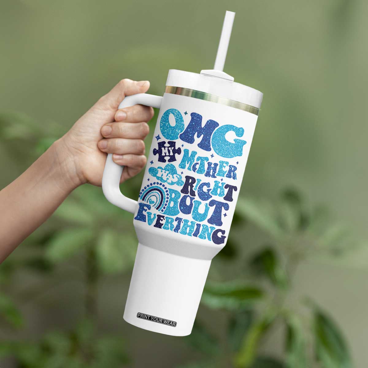 Funny Gifts For Mom Tumbler With Handle Mommy Mama Momma Gift Ideas Mothers Day Gifts TB10 Print Your Wear