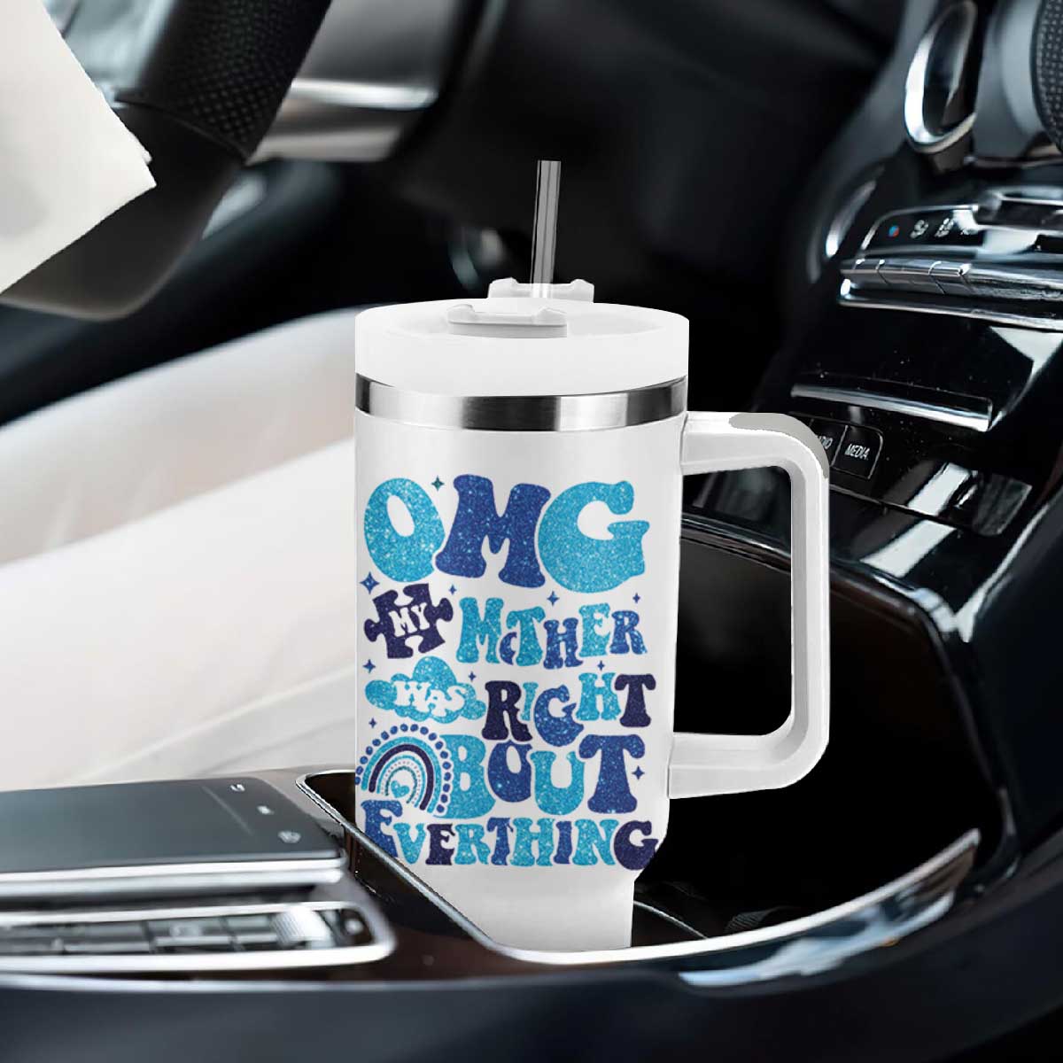 Funny Gifts For Mom Tumbler With Handle Mommy Mama Momma Gift Ideas Mothers Day Gifts TB10 Print Your Wear