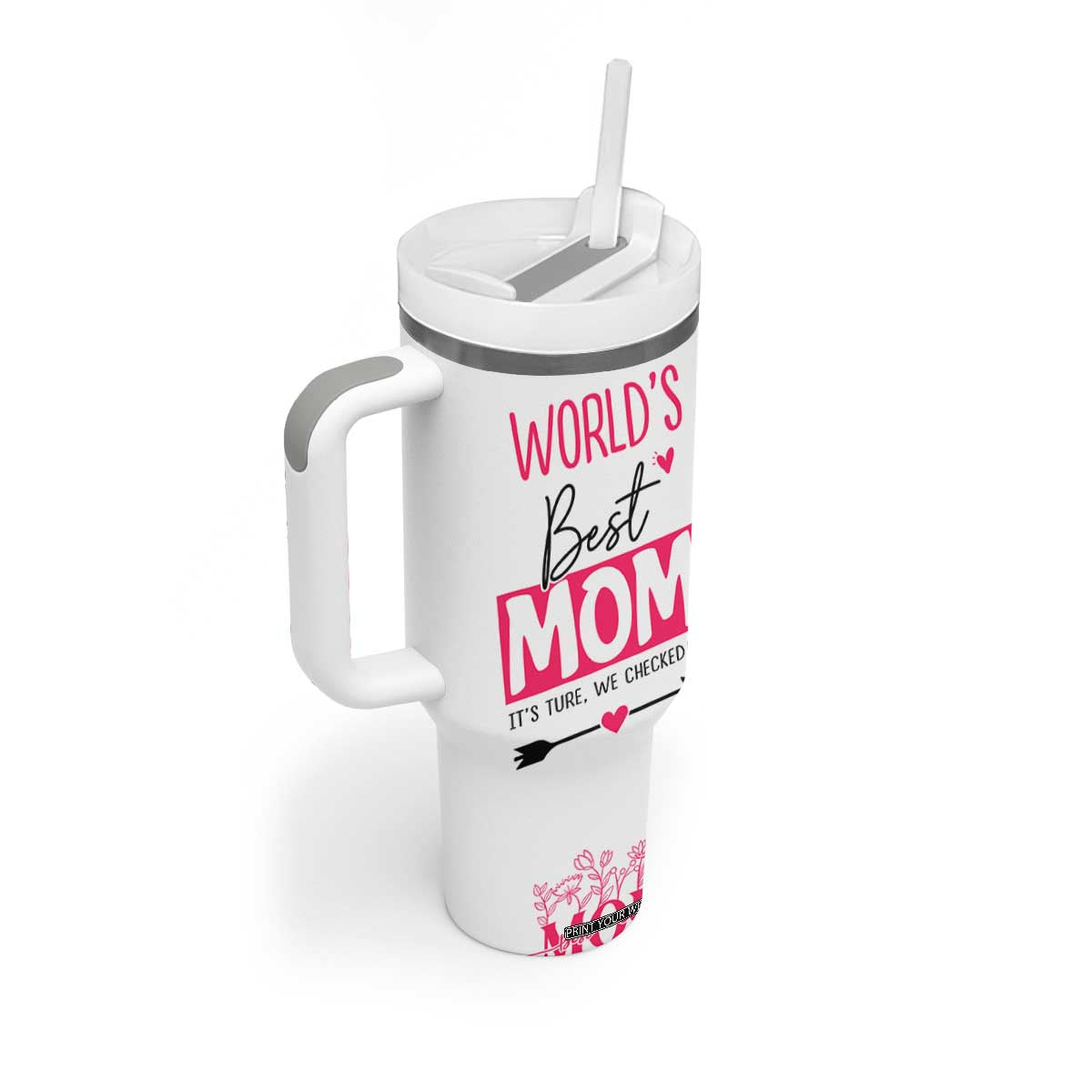 Mom Gifts Tumbler With Handle from Daughter Son Funny Birthday Mothers Day Gift TB10 Print Your Wear