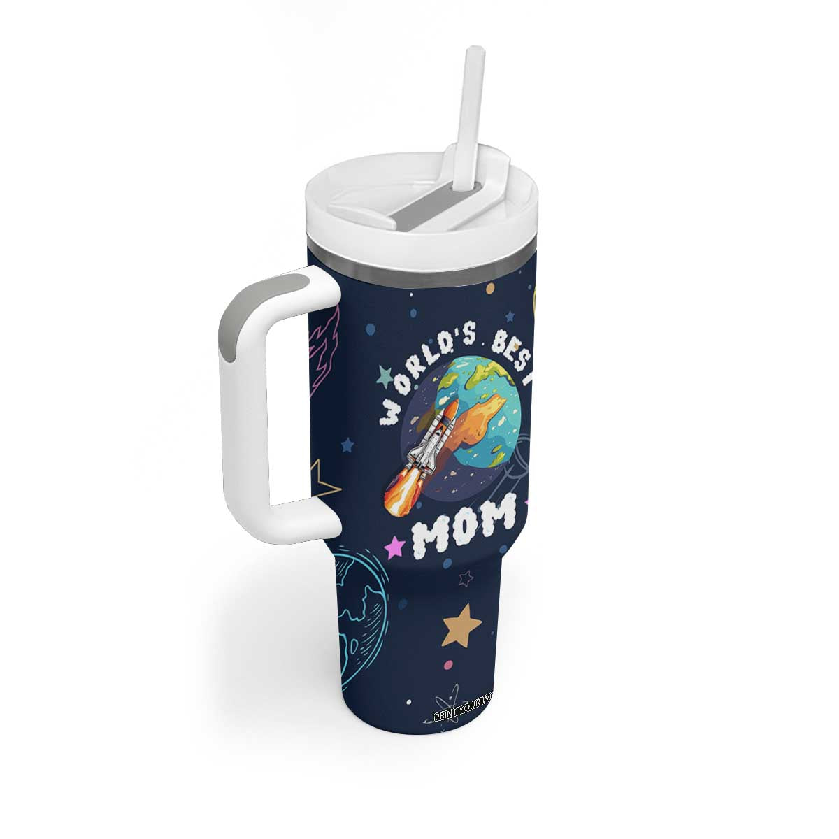 Best Mom Gifts Tumbler With Handle Cute Mother Day Gift For Mom From Daughter Son TB10 Print Your Wear