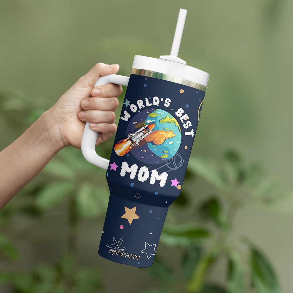 Best Mom Gifts Tumbler With Handle Cute Mother Day Gift For Mom From Daughter Son TB10 Print Your Wear