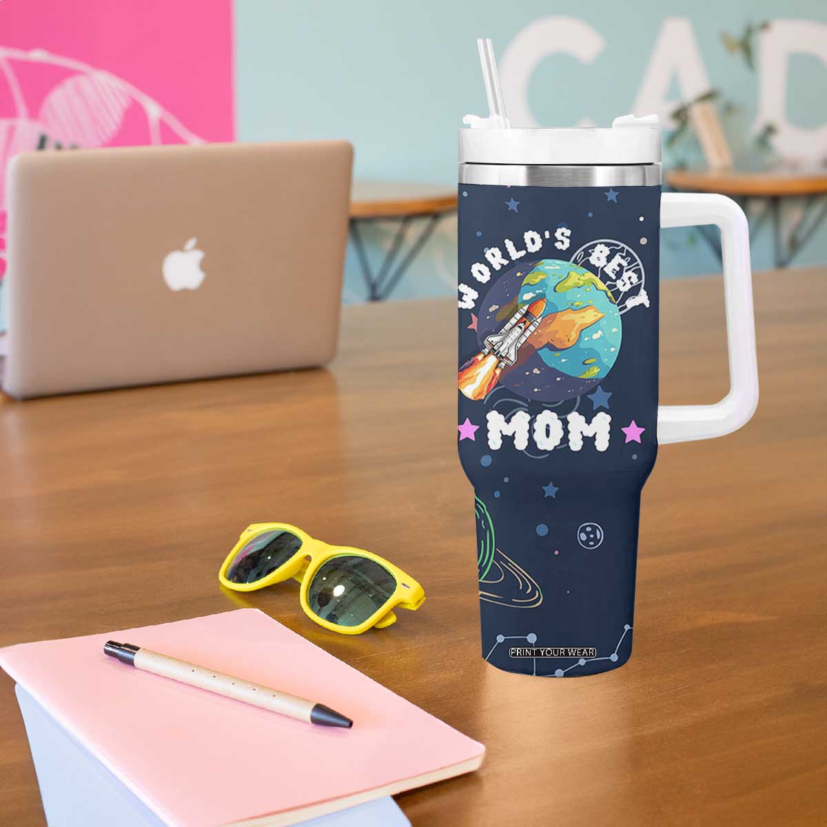 Best Mom Gifts Tumbler With Handle Cute Mother Day Gift For Mom From Daughter Son TB10 Print Your Wear