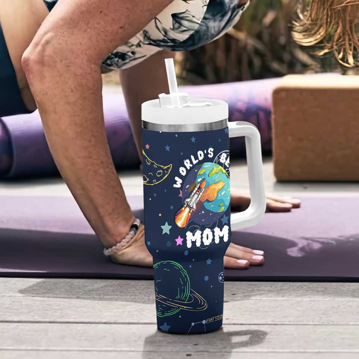 Best Mom Gifts Tumbler With Handle Cute Mother Day Gift For Mom From Daughter Son TB10 Print Your Wear