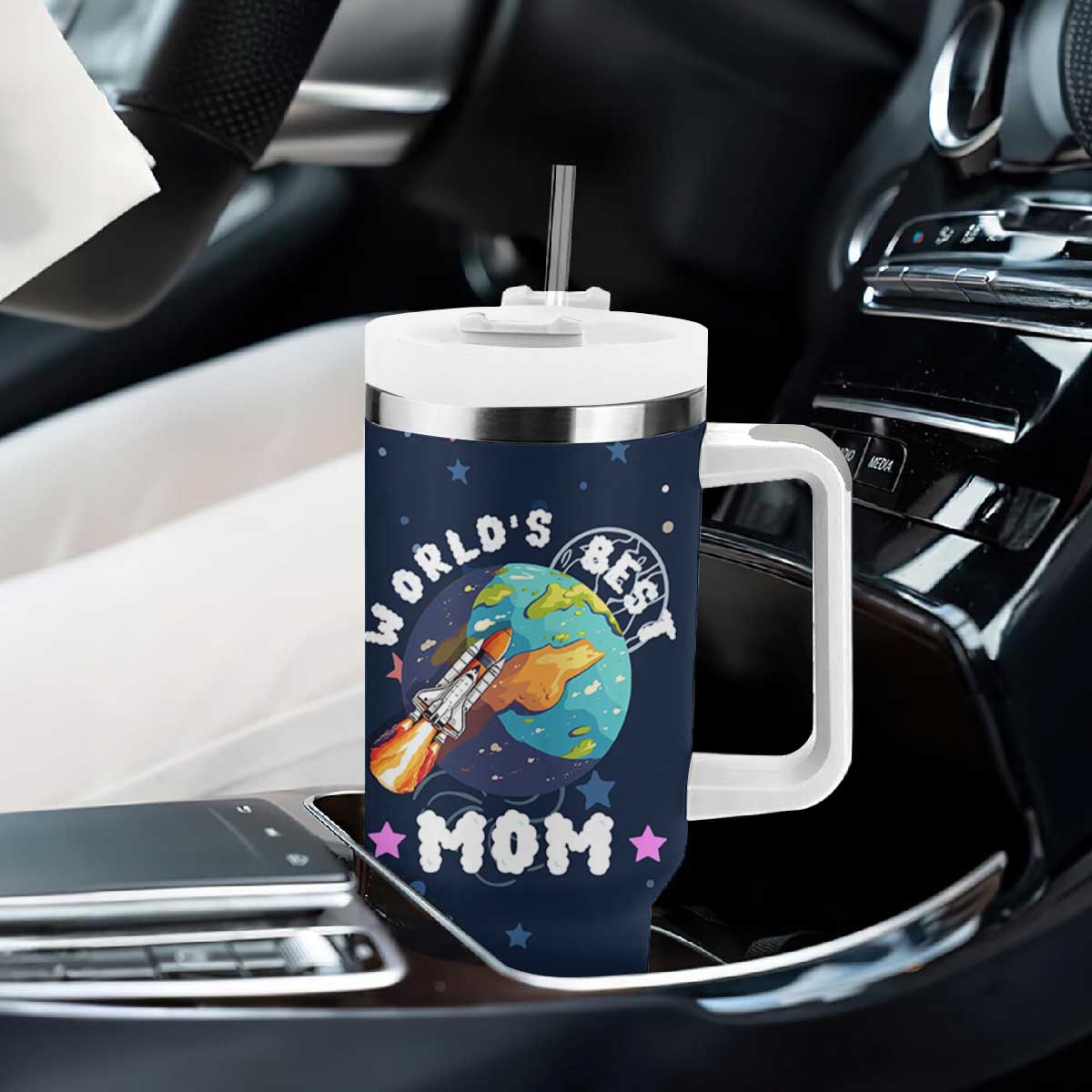 Best Mom Gifts Tumbler With Handle Cute Mother Day Gift For Mom From Daughter Son TB10 Print Your Wear