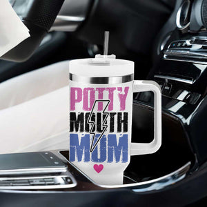 Funny Mom Birthday Gift Tumbler With Handle Potty Mouth Mom Valentines Mothers Day Present TB10 Print Your Wear
