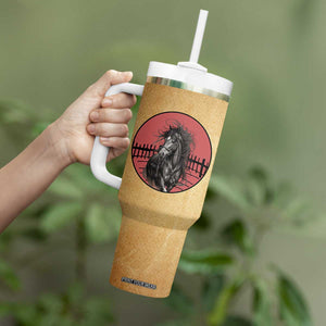Horse Lovers Tumbler With Handle Inspiration Equestrian Girls Cowgirl Gifts TB10 Print Your Wear